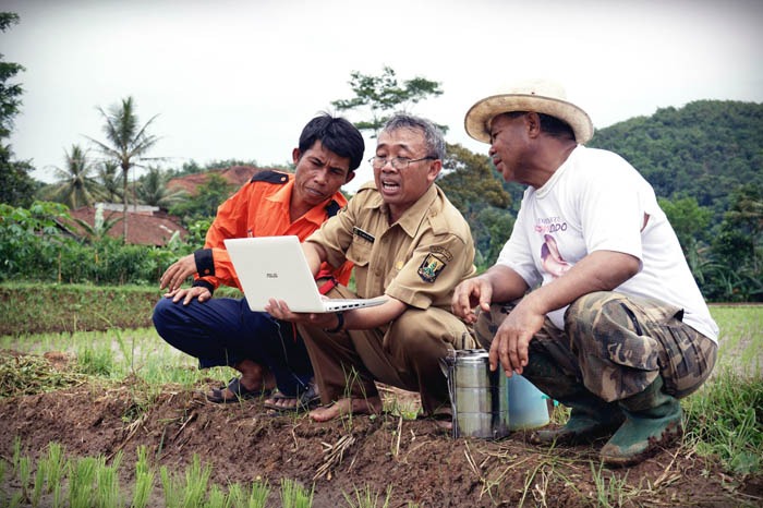 Penyuluh mendorong petani terus memperbarui pengetahuan dan meningkatkan kapasitasnya, karena inovasi teknologi pertanian terus berkembang Foto: BPPSDMP