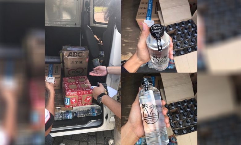 indoposco Bea Cukai Gagalkan Penyelundupan 25 Botol Miras Tanpa Pita Cukai