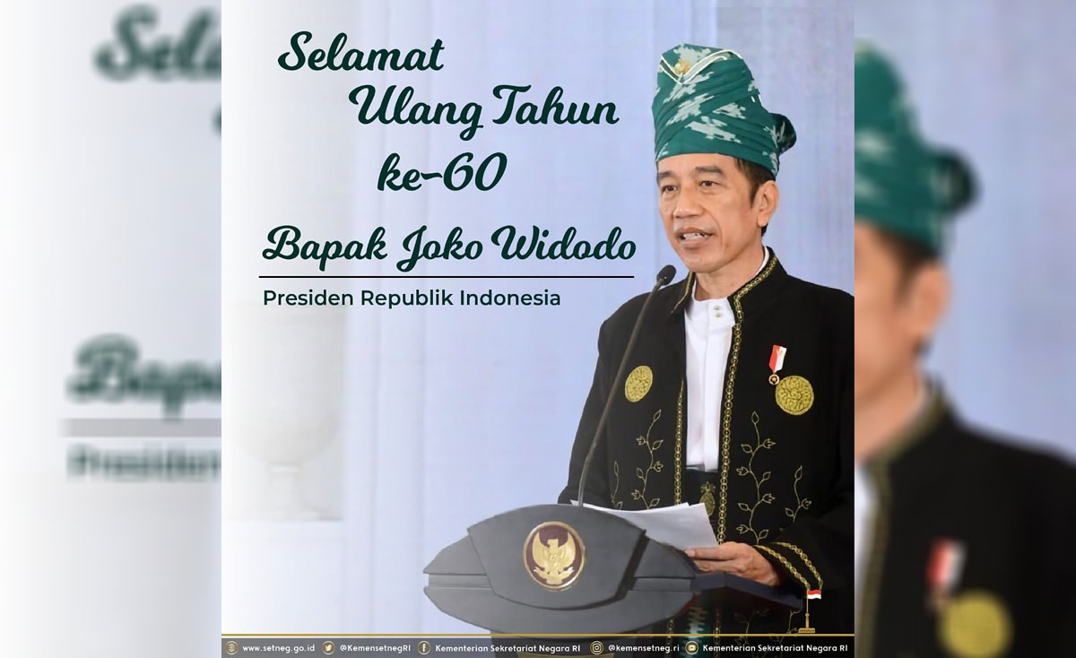 Kemensetneg Beli Bakso Pakai Sayur Sawi Selamat Ulang Tahun Jokowi