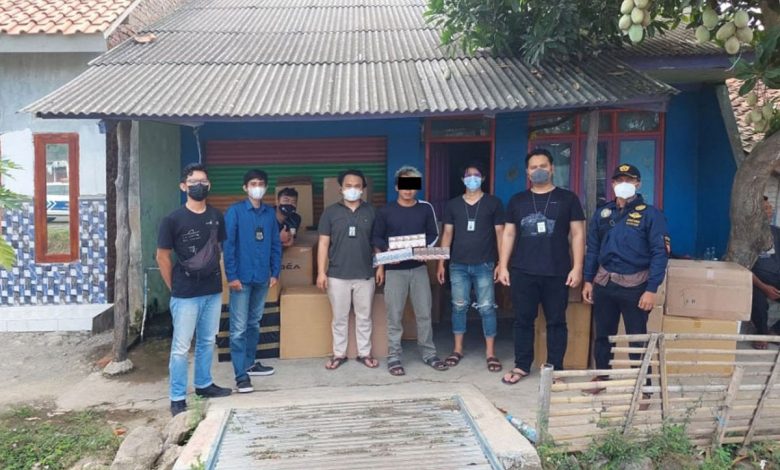 indoposco Grebek Gudang Rokok Ilegal, Bea Cukai Cirebon Temukan Ratusan Ribu Batang Rokok