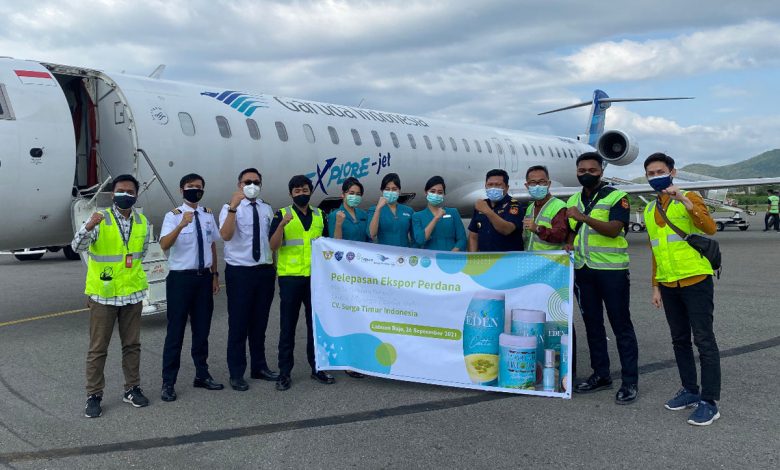 indoposco Bea Cukai Lepas Ekspor Perdana Pinang dan Moringa Powder
