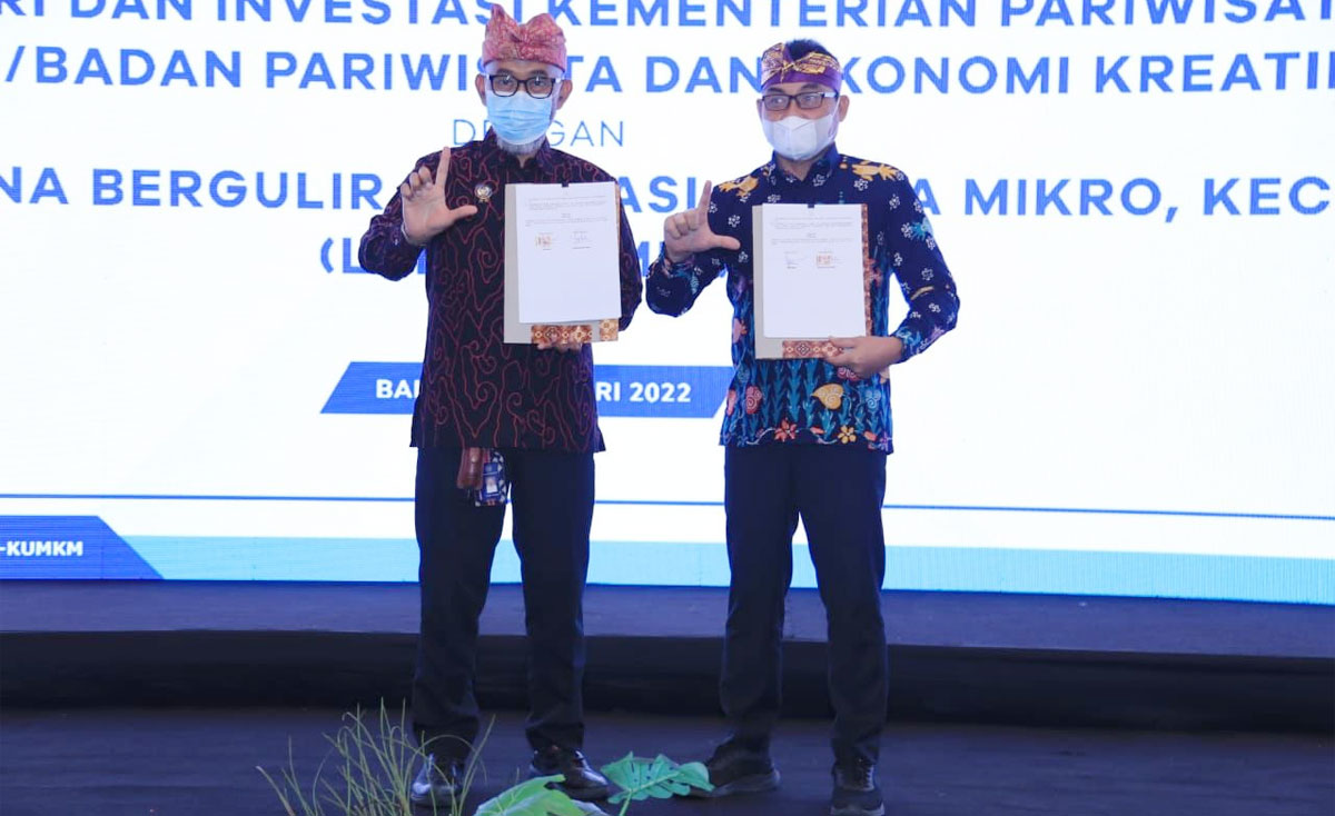 LPDB KUMKM Gandeng Kemenparekraf Perkuat Desa Wisata Di Bali Dalam