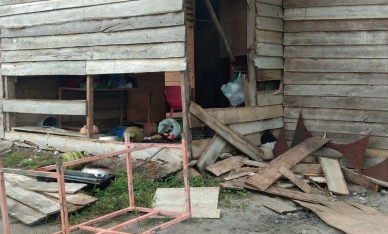 Kerusakan Rumah Warga