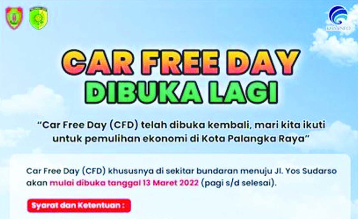 Palangka Raya Mulai Buka Kembali Car Free Day Indoposco