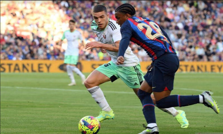 Osasuna-v-Barca