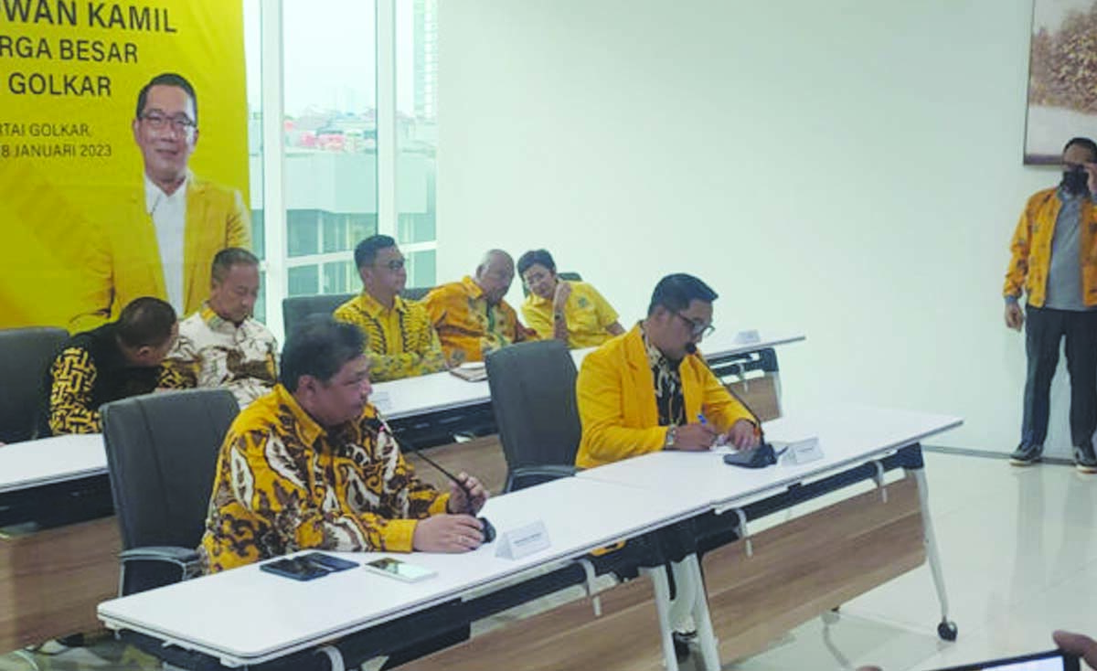 Peneliti Sarankan Golkar Usung Ridwan Kamil Jadi Cawapres Demi