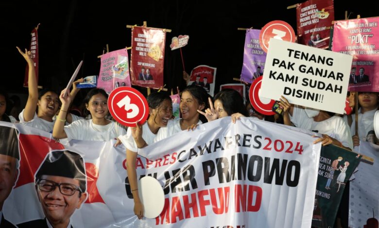 Foto : Pendukung Ganjar Pranowo - Mahfud MD (istimewa)