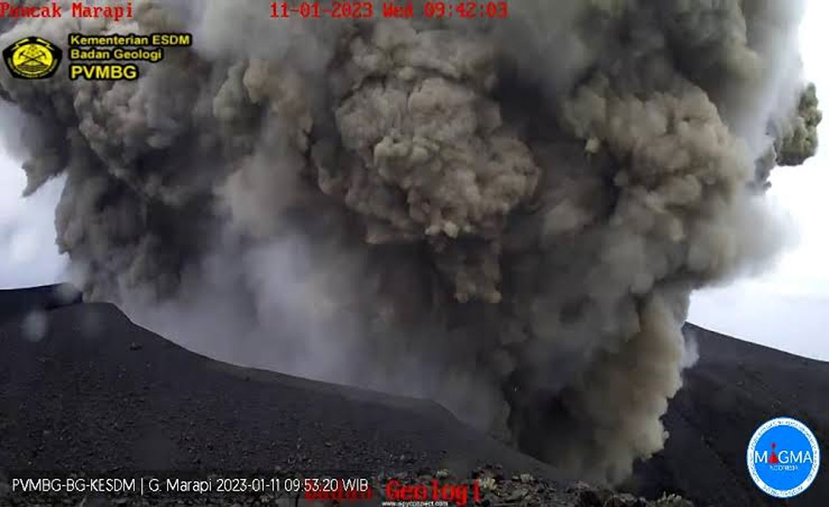 Gunung Marapi Erupsi Masyarakat Diminta Waspada Indoposco