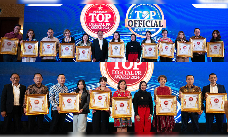 Ini Jajaran Peraih Penghargaan Top Digital PR Dan Top Official Store