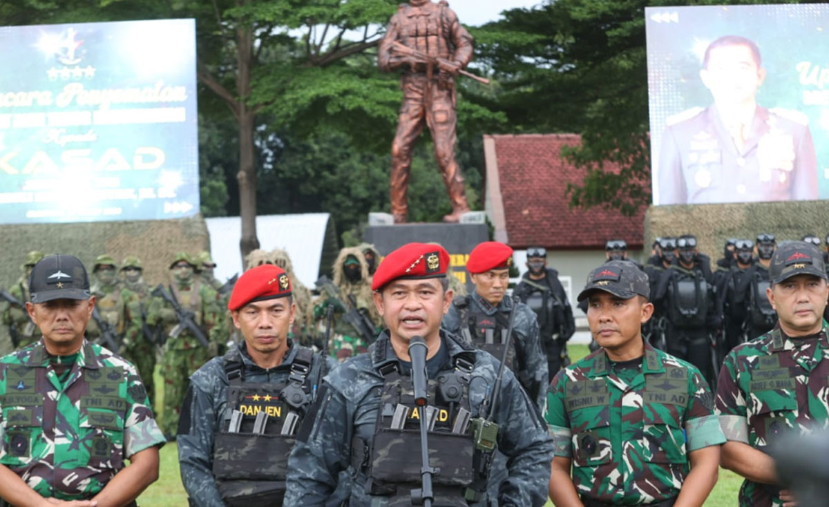 Usai Taklukkan Materi Gultor Kasad Jenderal Maruli Sandang Brevet