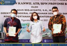 Serahkan 14 Sertifikat BMN Bukti Komitmen Tinggi BPN Banten