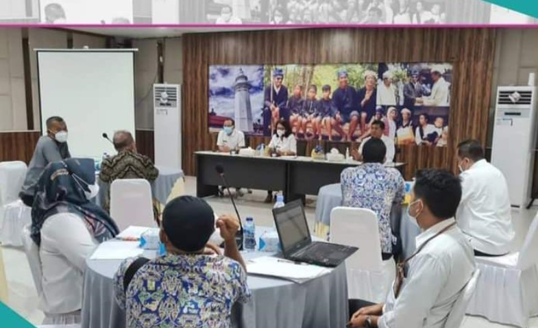 Rapat koordinasi penyelesaian sertifikat tanah Barang Milik Negara oleh Kanwil BPN Banten.