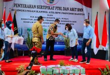 Polda Banten Terima Sertifikat Hak Tanah Dari Bpn Provinsi Banten
