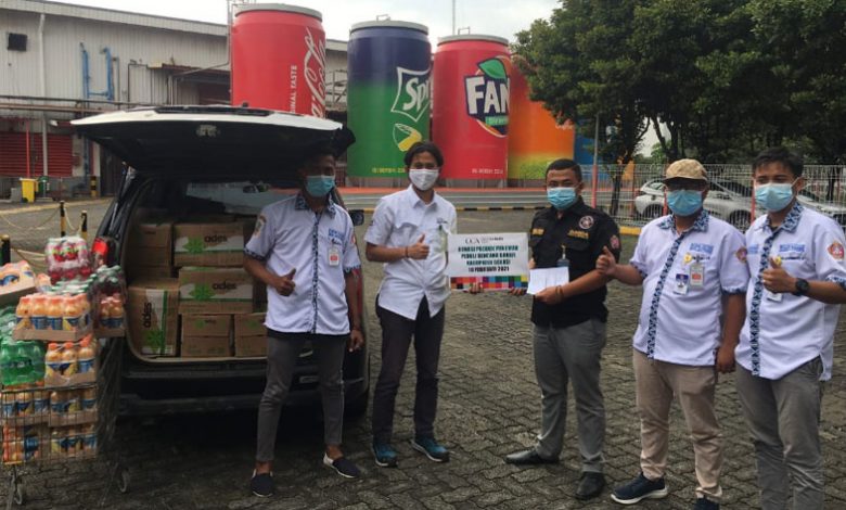 Peduli Bencana, Coca-Cola Amatil Indonesia Salurkan Ribuan Liter Produk Minuman