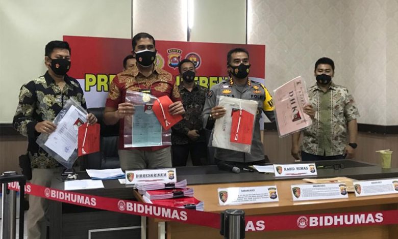 Polda Banten Ungkap Kasus Mafia Tanah