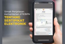 Simak Penjelasan Kementerian ATR/BPN tentang Sertipikat Elektronik