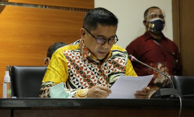 Deputi Penindakan Dan Eksekusi Kpk Karyoto Saat Memberikan Keterangan Pers. Foto : Antara/Ho/Humas Kpk