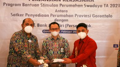 Gandeng Bank Mandiri, Kementerian PUPR Salurkan Dana Program BSPS di Gorontalo