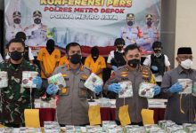 Sita 258 Kilogram Sabu, Polres Depok Tangkap 4 Anggota Sindikat Narkoba Antar Provinsi