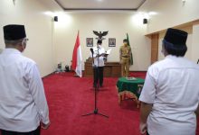 Gubernur Lantik Kepala Dinas Perkim dan Asisten Ekbang Setda Provinsi Banten