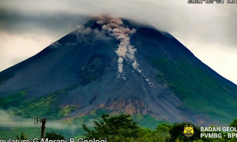 Volume Kubah Lava di Kawah Gunung Merapi Capai 1,68 Juta Meter Kubik