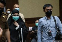 Jaksa Pinangki Sirna Malasari menjalani sidang pembacaan vonis di Pengadilan Tipikor Jakarta pada Senin (8/2/2021). Foto : Antara/Desca Lidya Natalia
