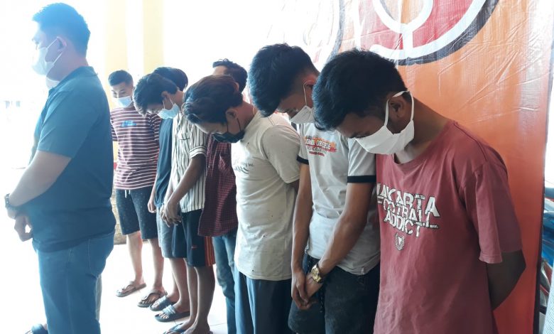 Polisi Tangkap 19 Pemuda Viral Sajam Di Banten, 4 Orang Tersangka