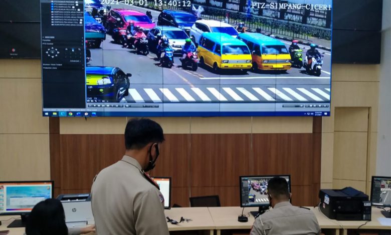 Polda Banten Uji Coba Tilang Elektronik di Kota Serang