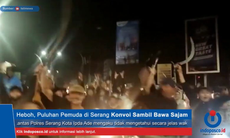 Polda Banten Dalami Video Puluhan Pemuda Bawa Celurit Di Kota Serang