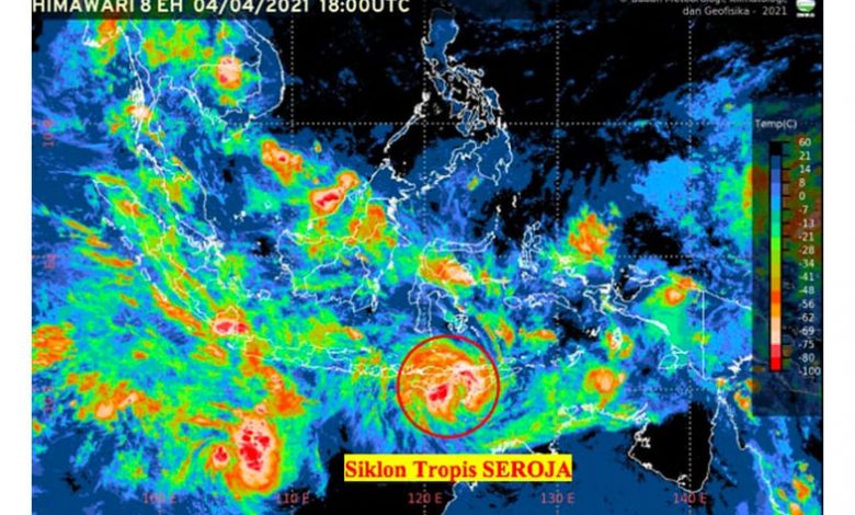 indoposco Siklon Tropis Seroja Bergerak Menjauh, BMKG Prediksi Cuaca Akan Semakin Membaik