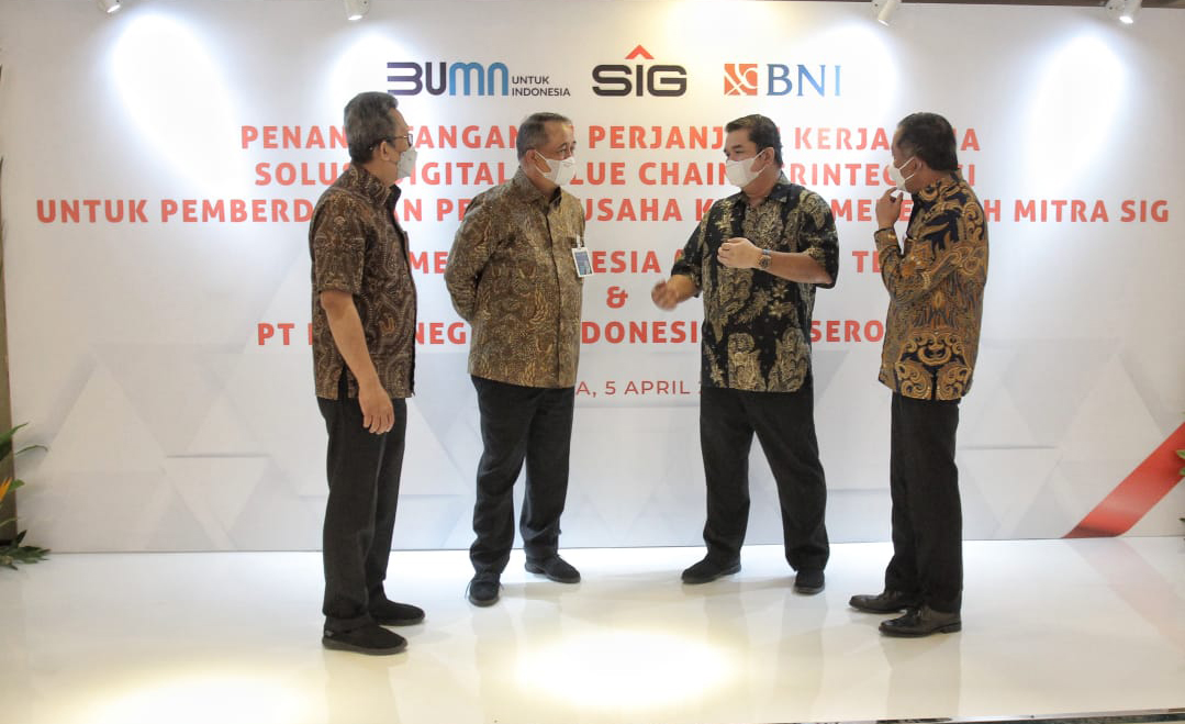 BNI Dan SIG Kembangkan Solusi Digital Value Chain Terintegrasi - Indoposco