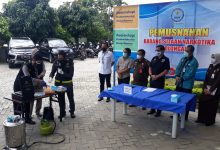 BNNP Banten Musnahkan 3,5 Kg Sabu Hasil Dua Kasus Berbeda