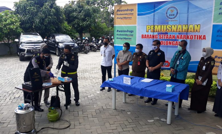 Bnnp Banten Musnahkan 3,5 Kg Sabu Hasil Dua Kasus Berbeda