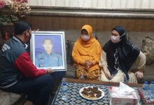 Polda Lampung Beri Semangat dan Dukungan ke Orang Tua Komandan KRI Nanggala-402