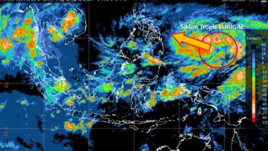 Siklon Tropis Surigae Diprediksi Berkembang Jadi Topan