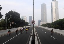 Pemprov DKI akan Permanenkan Jalur Sepeda JLNT Kampung Melayu-Tanah Abang
