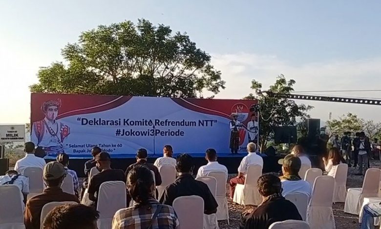 Deklarasi Referendum Jokowi Tiga Periode Langgar Konstitusi