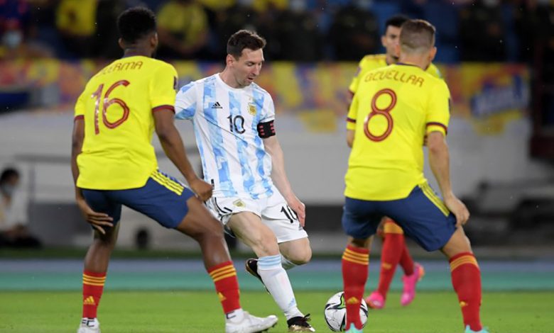 Argentina Berbagi Poin Dengan Kolombia