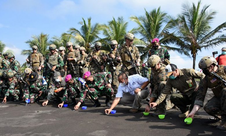Marinir Indonesia-As Lepas 150 Tukik