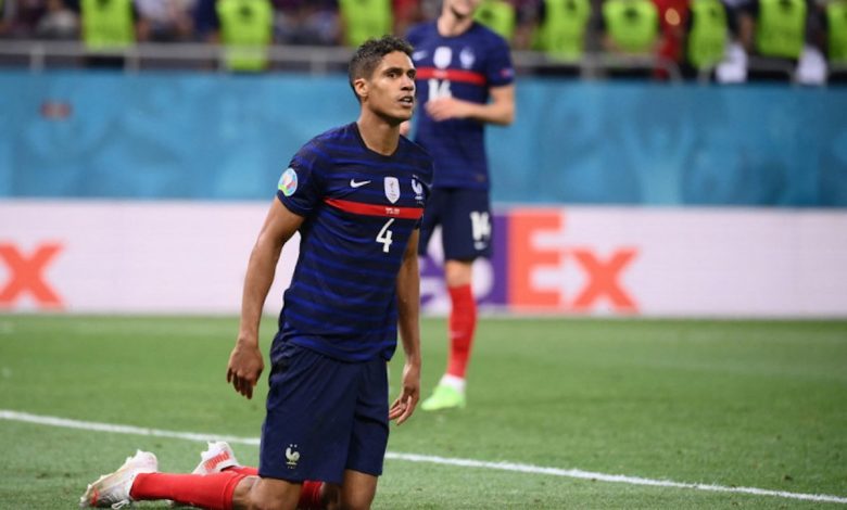 Bek tengah Prancis Raphael Varane saat bertanding membela negaranya dalam laga 16 besar Euro 2021 melawan Swiss di National Arena di Bucharest, 28 Juni 2021. Foto : Antara/AFP/Franck Fife