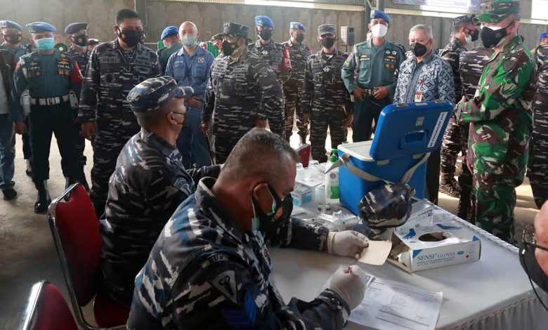 Pemprov Banten Apresiasi Pelaksanaan Vaksinasi Oleh Tni Angkatan Laut