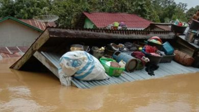 Kondisi Banjir Yang Merendam Ribuan Rumah Di Sejumlah Kecamatan Wilayah Kapuas Hulu Kalimantan Barat. Foto : Antara/Ho-Bpbd Kalbar