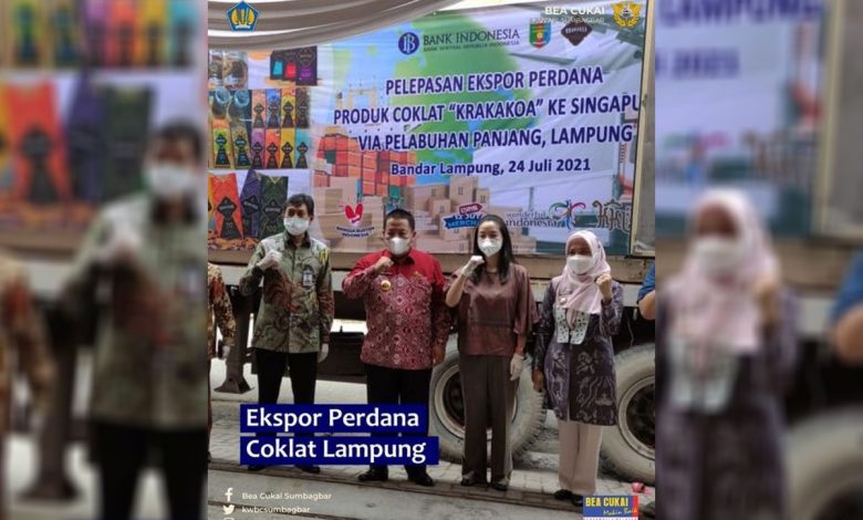 indoposco Coklat Asal Lampung Mendunia Berkat Bantuan Bea Cukai dan Pemerintah Setempat