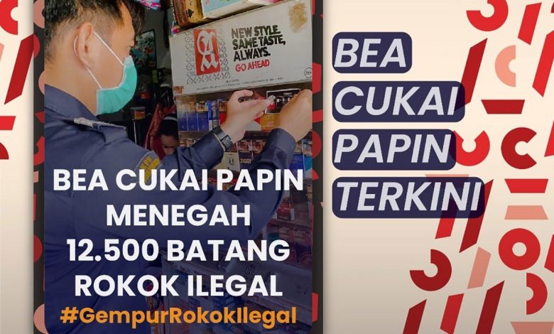 Gempur Rokok Ilegal di Pangkal Pinang, Bea Cukai Amankan 12.500 Batang Rokok Ilegal