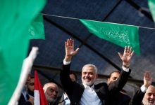 Ketua Hamas Ismail Haniyeh di Kota Gaza, (22/11). Foto : Antara/Reuters/Suhaib Salem