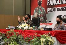Panglima TNI Pimpin Rapat Penanganan Covid-19 di Sumut