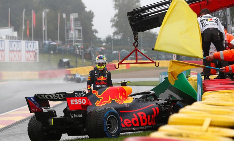 Sergio Perez Tersingkir Dari Gp Belgia Usai Kecelakaan Jelang Start