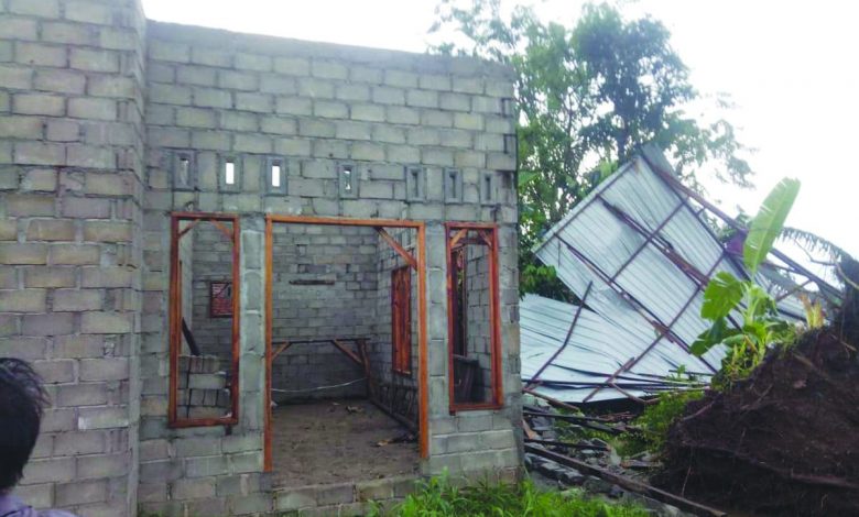 Akibat Angin Kencang, 19 Rumah Warga Kabupaten Langkat Rusak