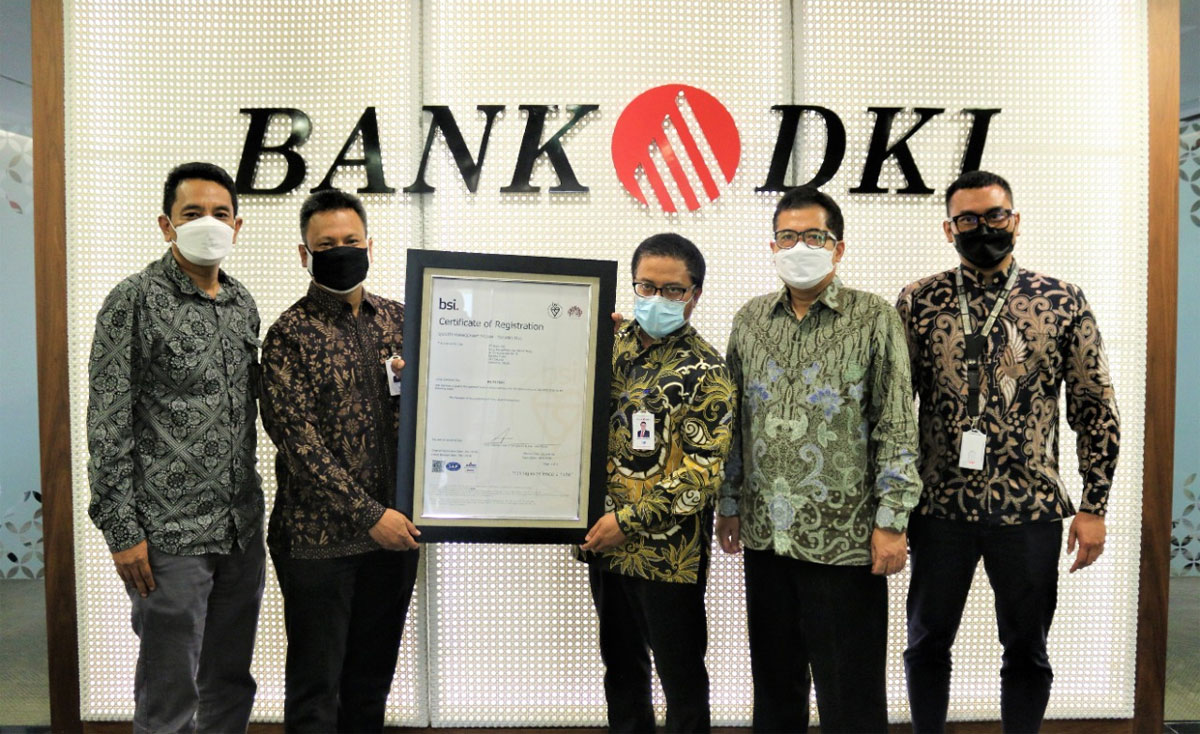 Bank DKI Menerima Sertifikasi Sistem Manajemen Mutu ISO 9001:2015 ...