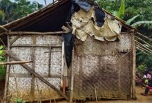 Rumah berukuran 3x4 milik Rohman warga Desa Cimenteng, Kecamatan Campaka, segera direnovasi Kapolres Cianjur. Foto : Antara/Ahmad Fikri